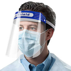 Safety Face Shield Transparent Full Face Breathable Face Shield