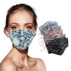 Cotton Protective Masks with Breathing Valve and Filter Pocket