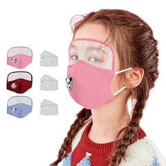 Children Face Bandanas with Breathing Valve and Eye Shield
