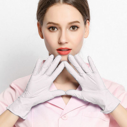 Nitrile Gloves Powder-Free Latex Free Disposable Gloves (100PCS)