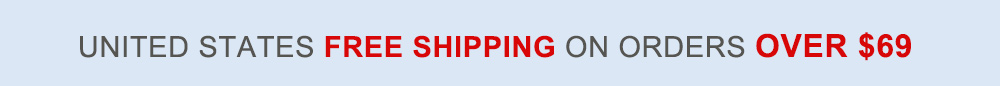 Worldwide free shipping on orders over $90